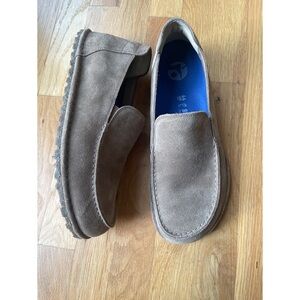 Birkenstock Brown Suede Slip-On Loafers